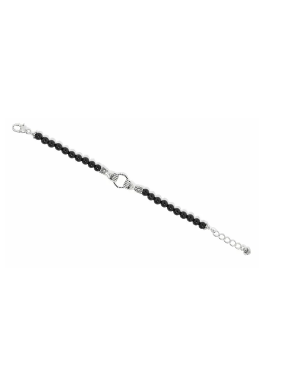 Brighton Loving Hands Bracelet Color  Silver Black JF0282   $88 NWT